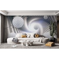 ФабрикаФресок 3D Шары в туннеле 075265 (500x265) Image #3