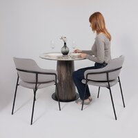 Lepremo AV 2317 МДФ+керамика 900 (белый глянцевый Pandora/черный+HPL ипанема) Image #11