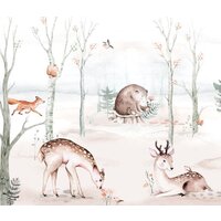 ФабрикаФресок Звери на поляне 513270 (300x270)