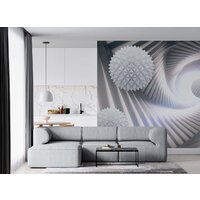 ФабрикаФресок 3D Шары в туннеле 073265 (300x265) Image #3