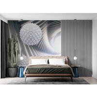 ФабрикаФресок 3D Шары в туннеле 073265 (300x265) Image #4