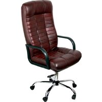 Деловая обстановка Атлант Хром ХН кожа люкс (коричневый)