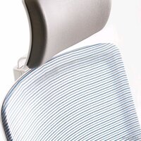 Bestuhl S30 White Pl с подголовником и рег. подлокотником (черная сетка/серая ткань) Image #8