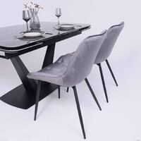 Аврора Ле-ман 140-204x90 (графит wacom pulido/черный матовый) Image #3