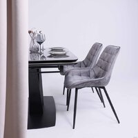 Аврора Ле-ман 140-204x90 (графит wacom pulido/черный матовый) Image #2