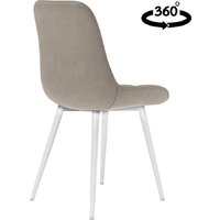 Табурет Румба поворотный (бренди 04/каркас белый) Image #4