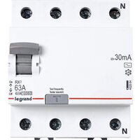 Legrand RХ3 4P 63A 30mA 10kA 4M тип АС 402064