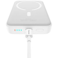 Baseus Magnetic Mini Air Wireless Fast Charge Power Bank 20W 10000mAh (белый) Image #8
