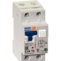 КЭАЗ OptiDin D63 2P (1P+N) C 32А 30мА тип A 6кА УХЛ4 103510