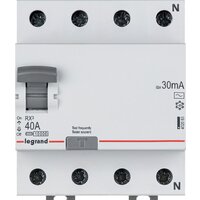 Legrand RХ3 4P 40A 30mA 10kA 4M тип АС 402063