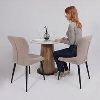 Lepremo AV 2317 МДФ+керамика 900 (белый глянцевый Carla Larkin/черный+HPL дуб вотан) Image #11