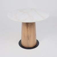 Lepremo AV 2317 МДФ+керамика 900 (белый глянцевый Carla Larkin/черный+HPL дуб вотан) Image #3