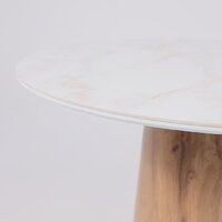 Lepremo AV 2317 МДФ+керамика 900 (белый глянцевый Carla Larkin/черный+HPL дуб вотан) Image #5